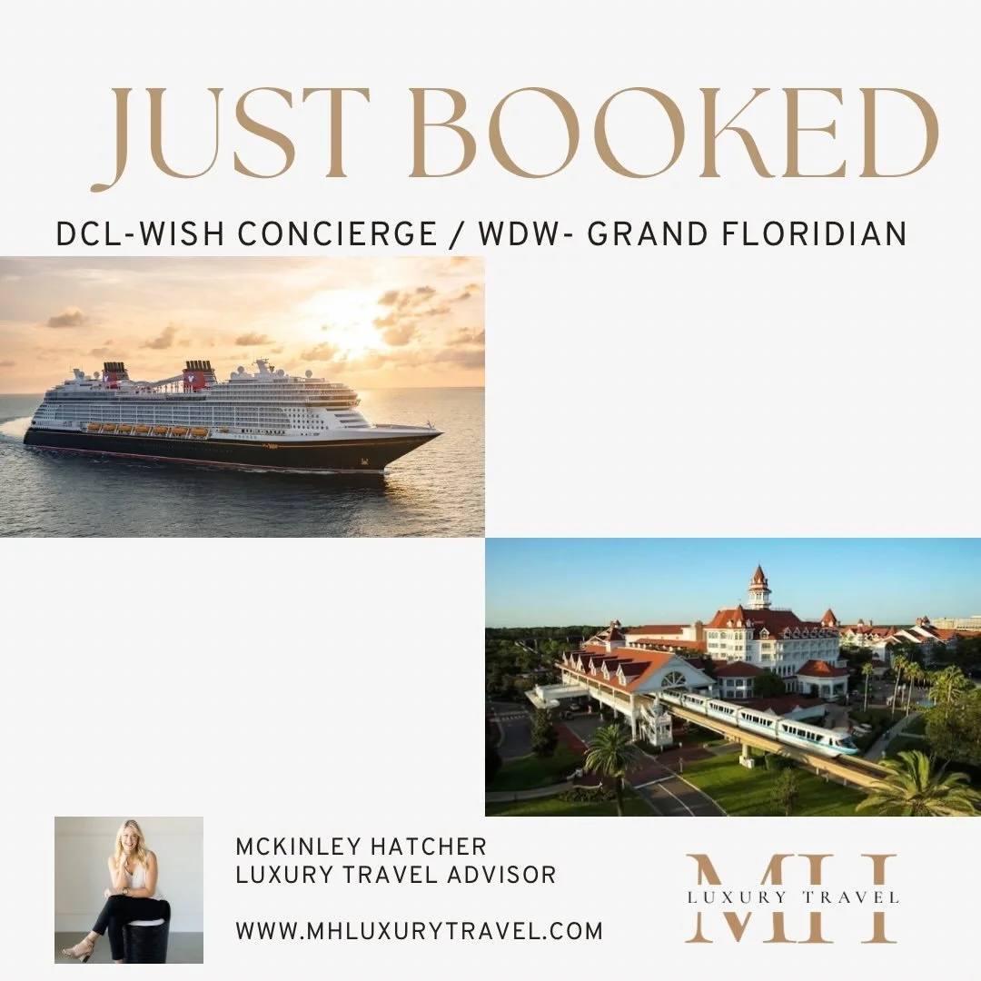 Some vacations are simply extraordinary. ✨

Just booked a dream itinerary for a very special family, Concierge Level aboard the Disney Wish followed by three nights at Walt Disney World&rsquo;s Grand Floridian Resort &amp; Spa.

From private concierg