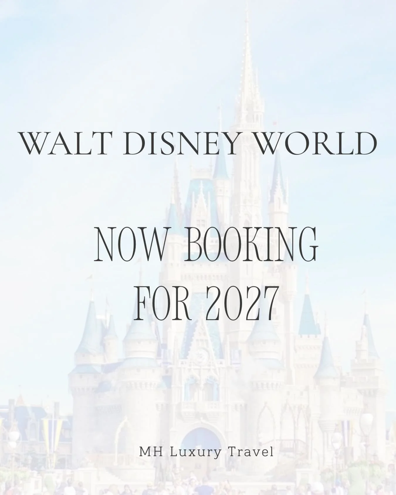 Walt Disney World just dropped something exciting!
✨ Dates are now open through the end of October 2027 🏰

If you&rsquo;ve been dreaming about a Disney trip, this is your sign to start planning early. Booking ahead means you get the best selection o