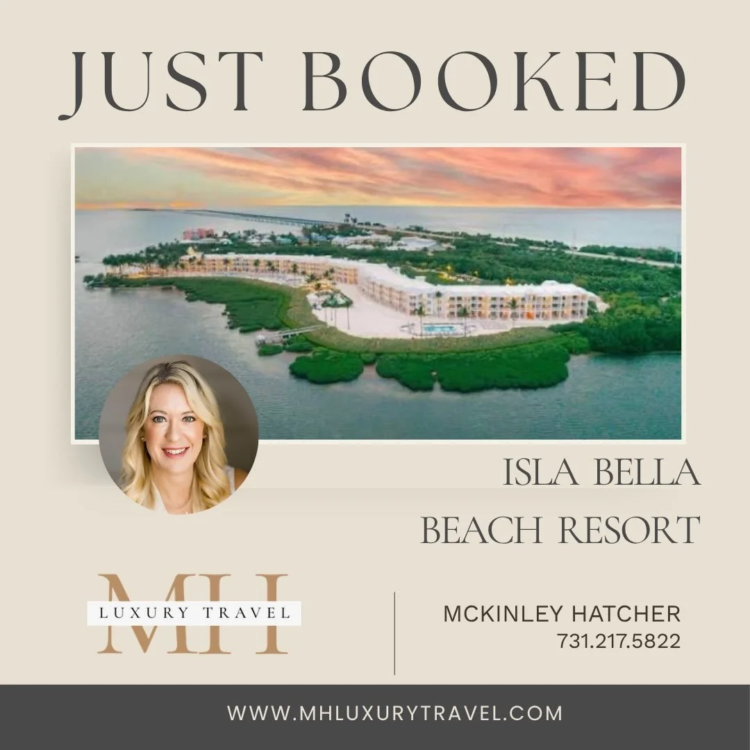 If the Florida Keys are on your travel list, this is your sign.

Just booked ✨ Isla Bella Beach Resort in the Florida Keys.

Imagine waking up to swaying palms, turquoise waters, and a slower pace where your biggest decision is whether to spend the d