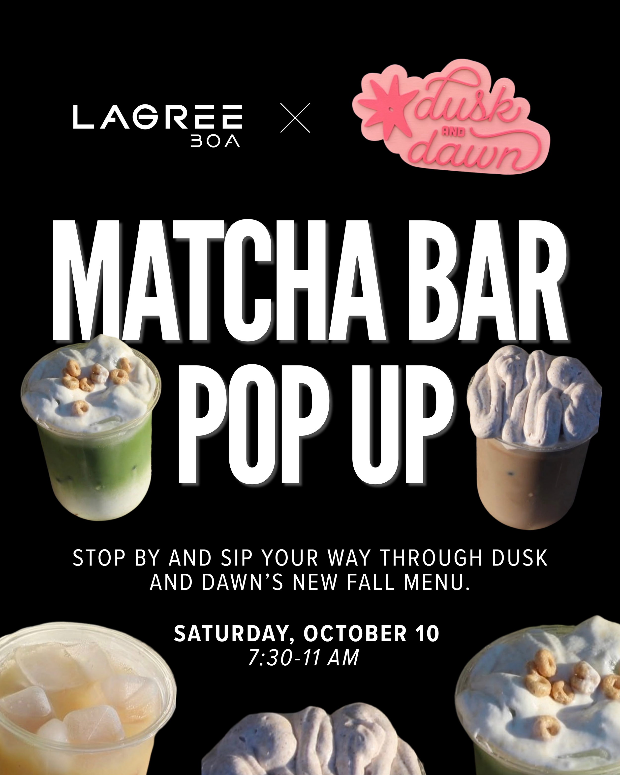 MATCHA BAR POP UP