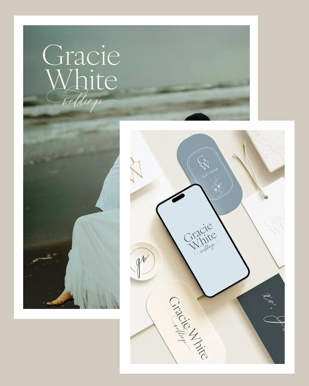 We are very busy prepping for our upcoming launch of website templates! In the meantime, I wanted to share this amazing semi-custom brand which is perfect for wedding planners, photographers and creatives!