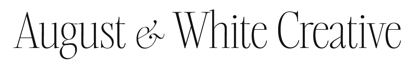 August + White Creative