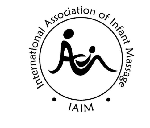 Logo of the International Association of Infant Massage (IAIM).