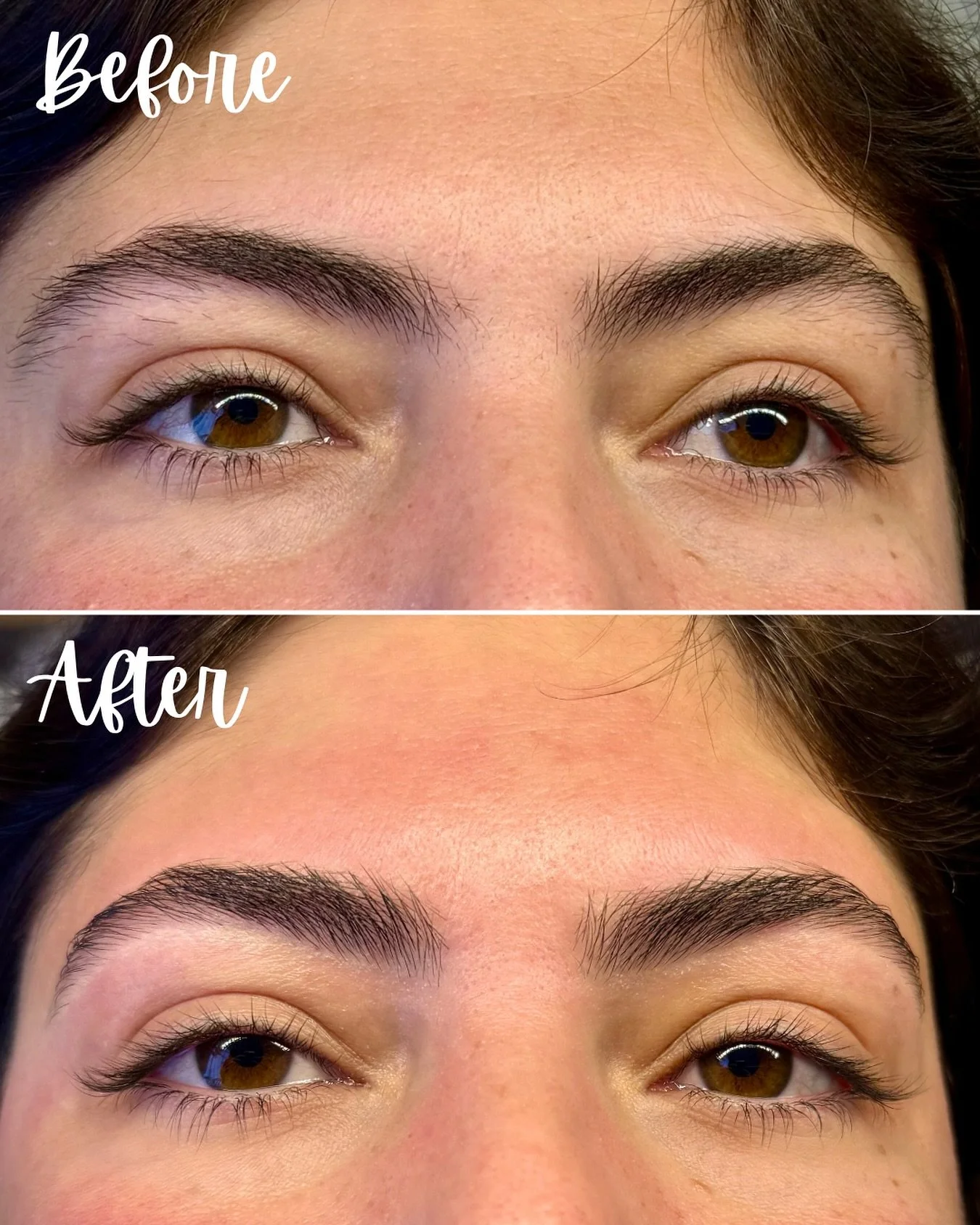 Soft, balanced, and beautifully defined ✨ 
.
.
.
.
#beforeandafterbrows #ocbrowartist #tustinbrows