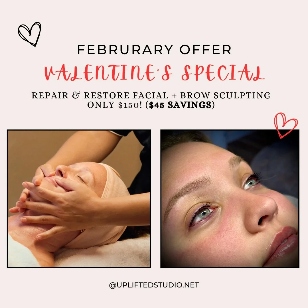February is for self-love 🌹 
Our Valentine&rsquo;s Special is here 💕
Relax, glow, and leave feeling renewed 😌
Limited availability, book your appointment now🤍
🔗 in bio