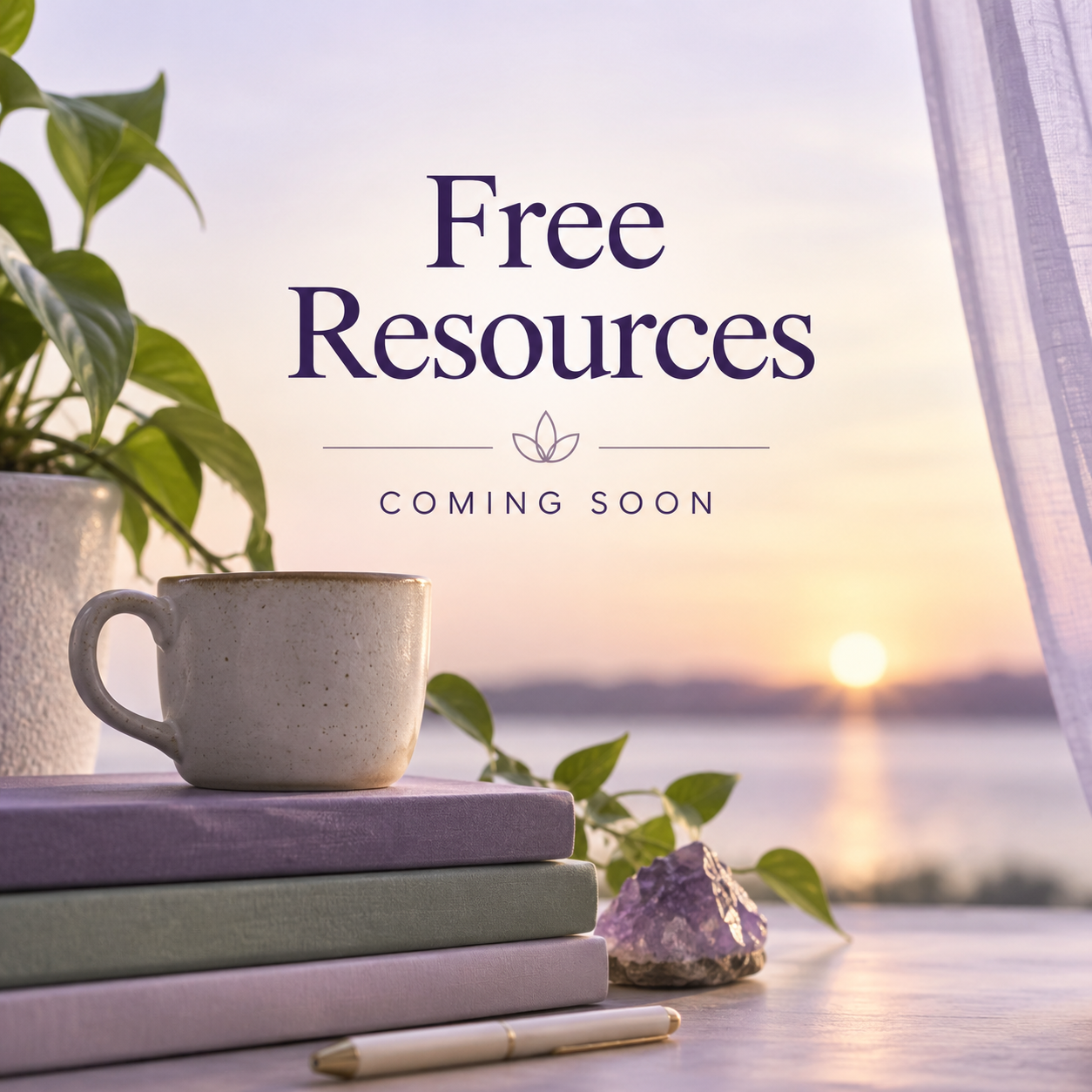Free therapy resources for grief, death anxiety, and spiritual and existential shifts coming soon