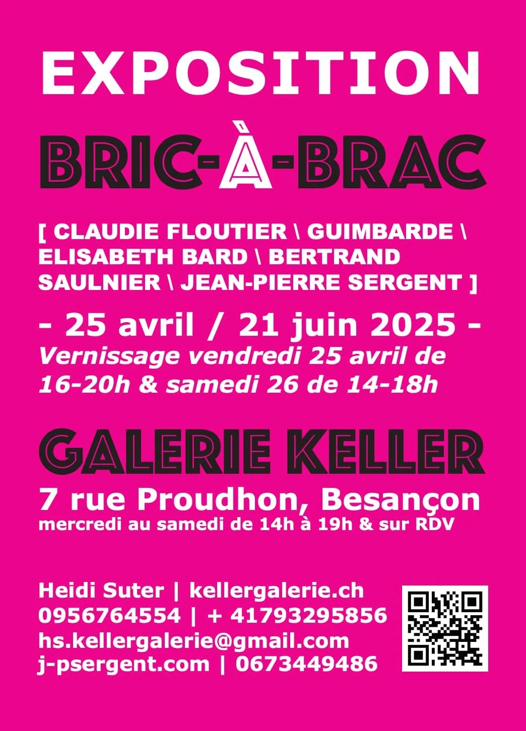 GROUP EXHIBITION OF 5 ARTISTS FROM BESANÇON