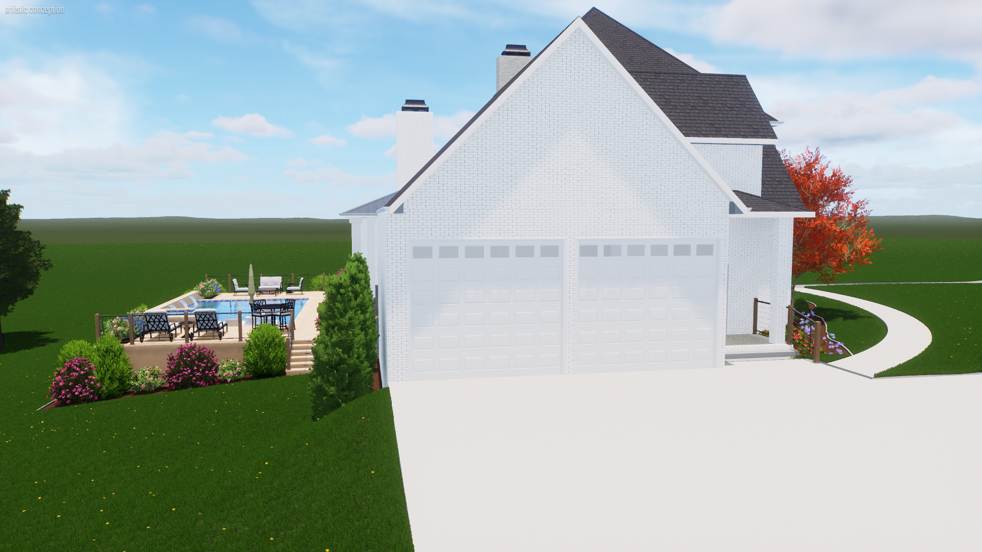 Greer Flatwoods Drive Pool - Water Wall_021.png