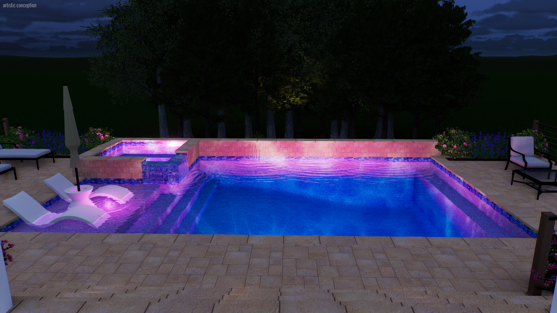 Greer Flatwoods Drive Pool - Water Wall_028.png