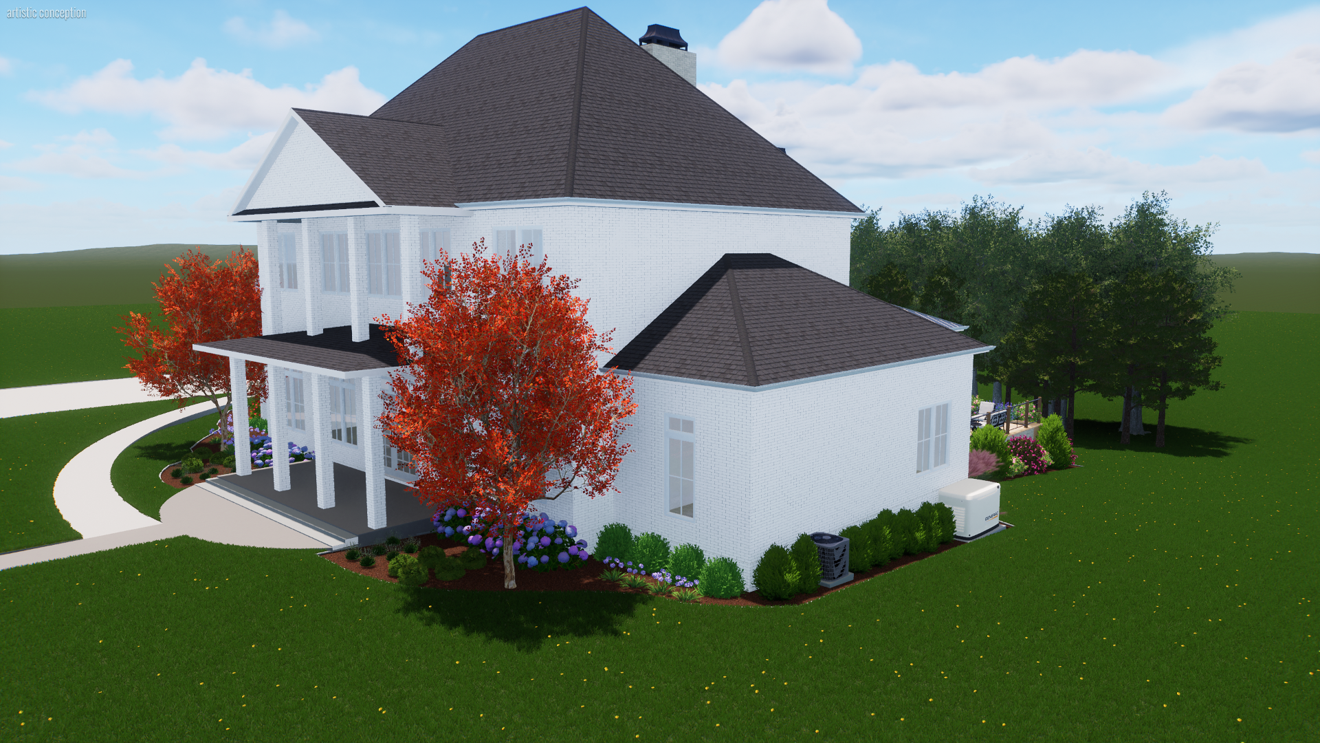 Greer Flatwoods Drive Pool - Water Wall_017.png