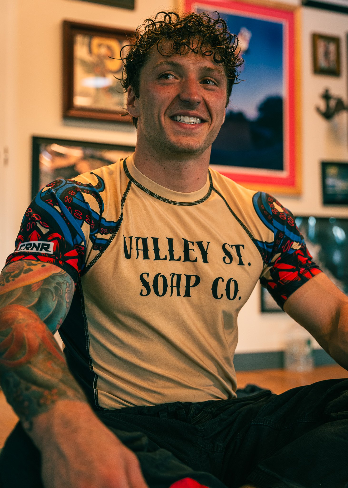 Dion Beliveau is a black belt BJJ instructor at Ocean State Studios.