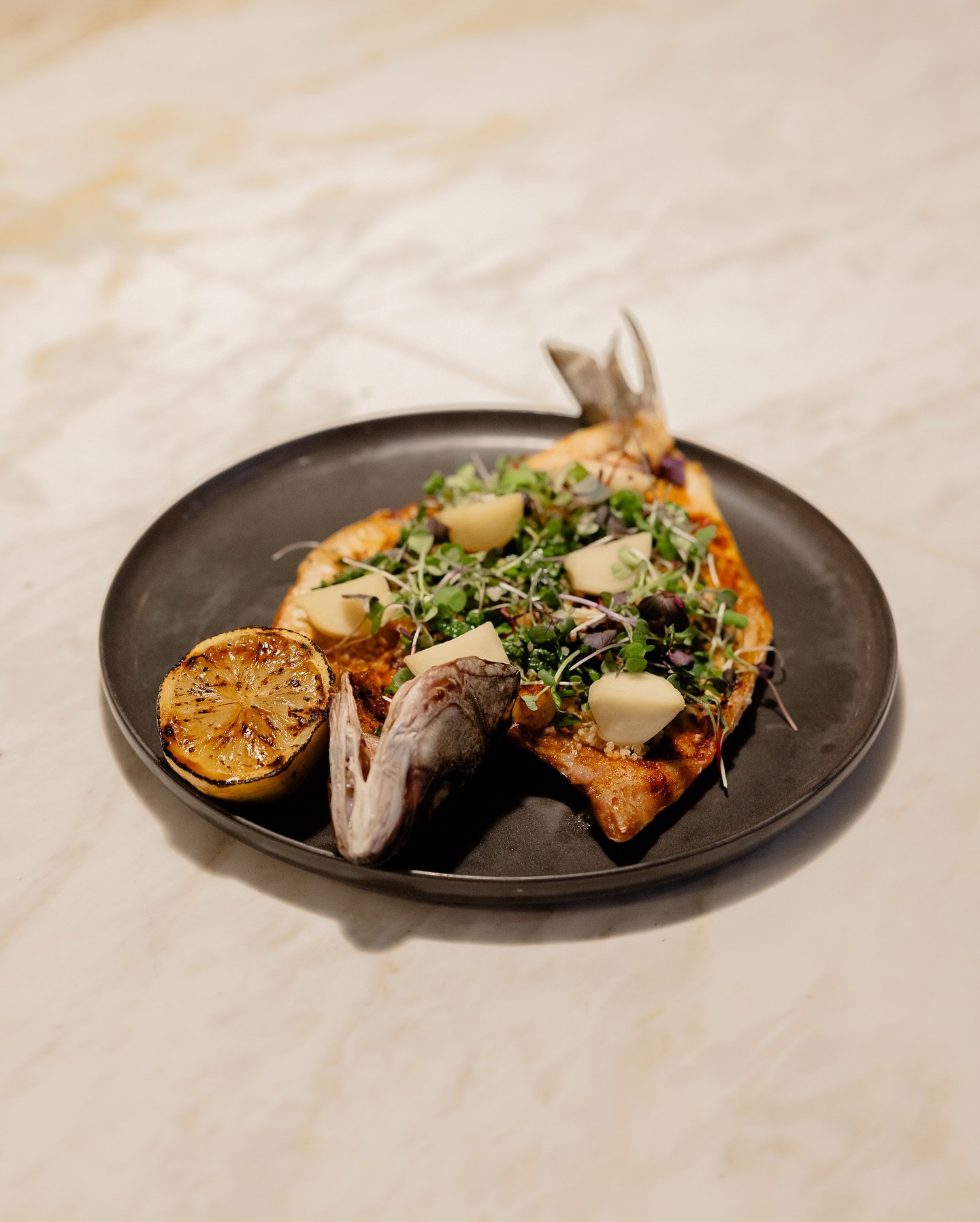 Grilled Whole Branzino 🍋