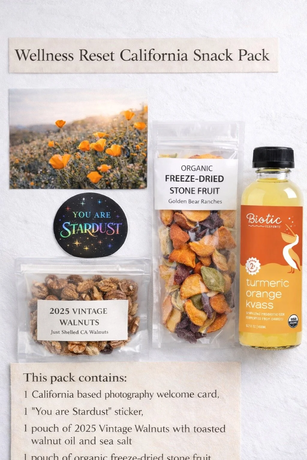 Wellness Reset California Snack Pack