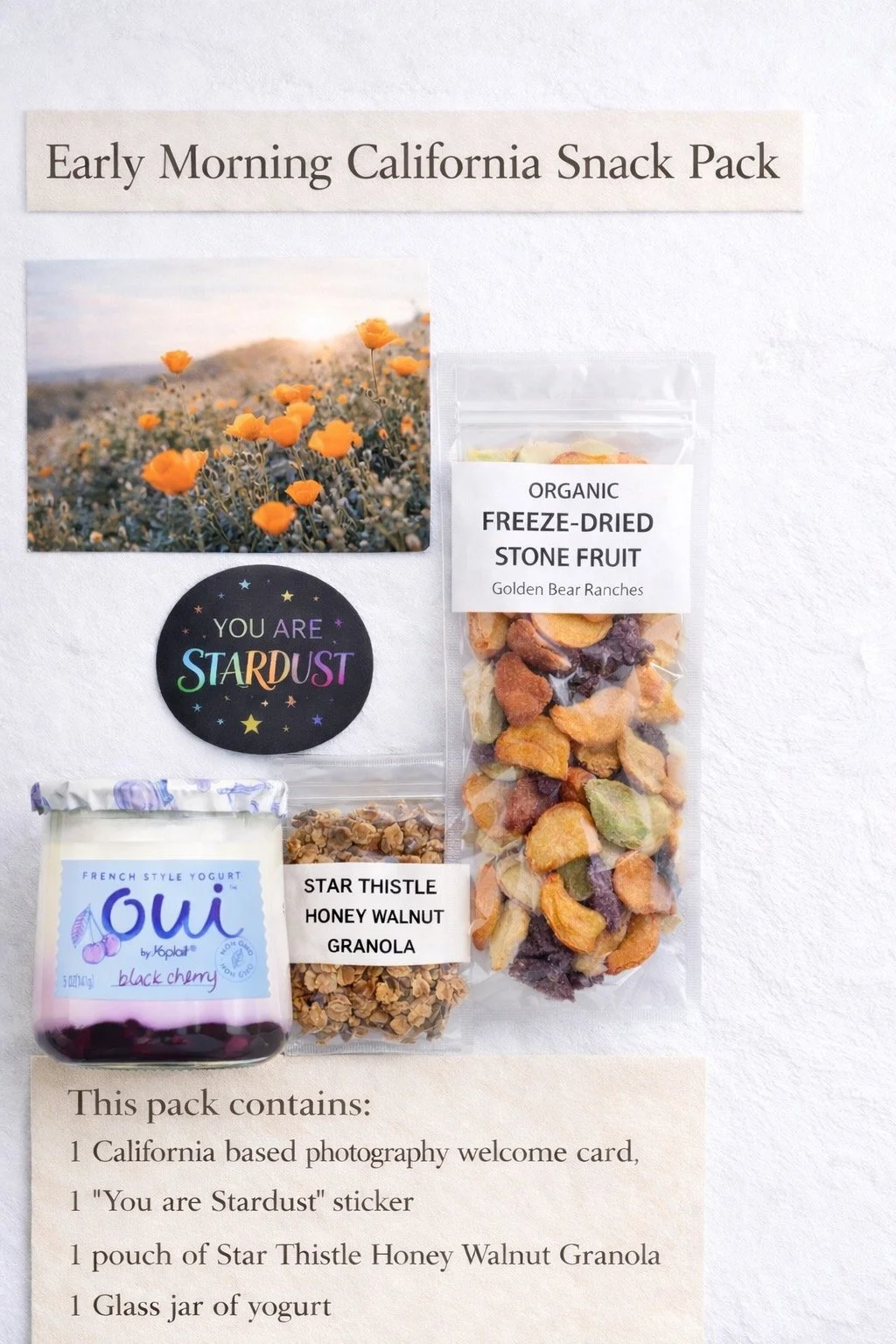 Early Morning California Snack Pack