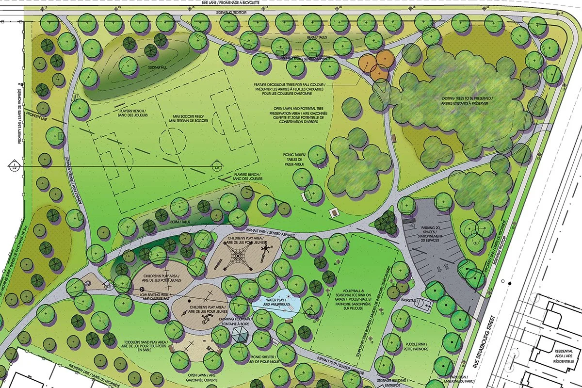Ouellette Park concept plans