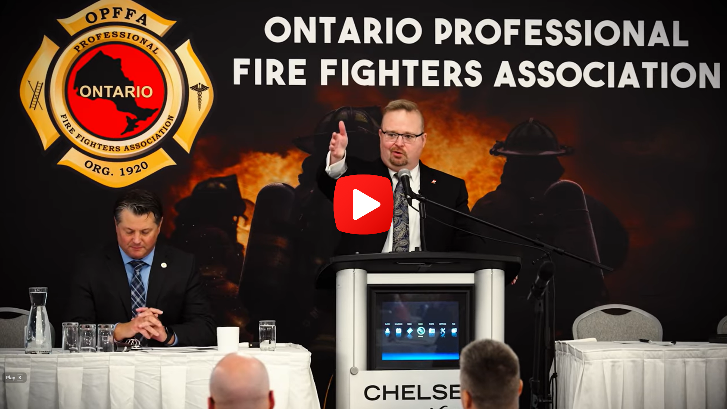 Speaking to the Ontario Police Association