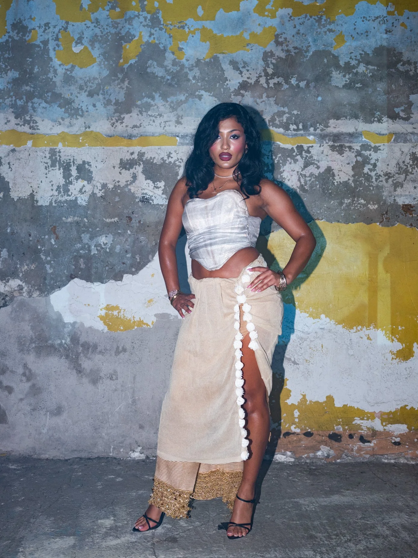 Alex and Daj at Rebel Fest 2025. Makeup by Samy Figaredo/Habibito NYC. Photo by Stewart Layton.