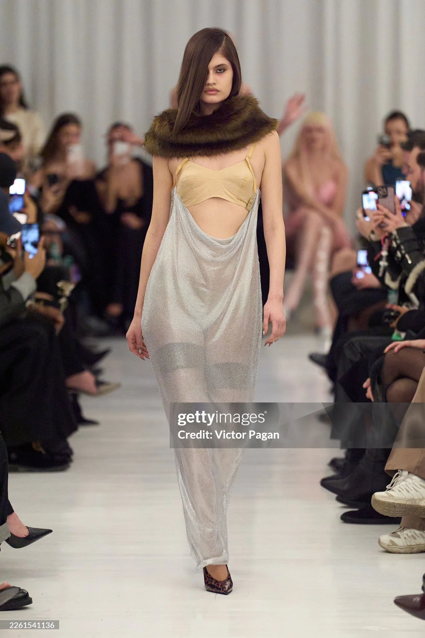 Designs conceived by key MUA Nana Hiramatsu. Look executed by Samy Figaredo/Habibito NYC. For Christian Cowan NYFW FW26. Photography by Victor Pagan.