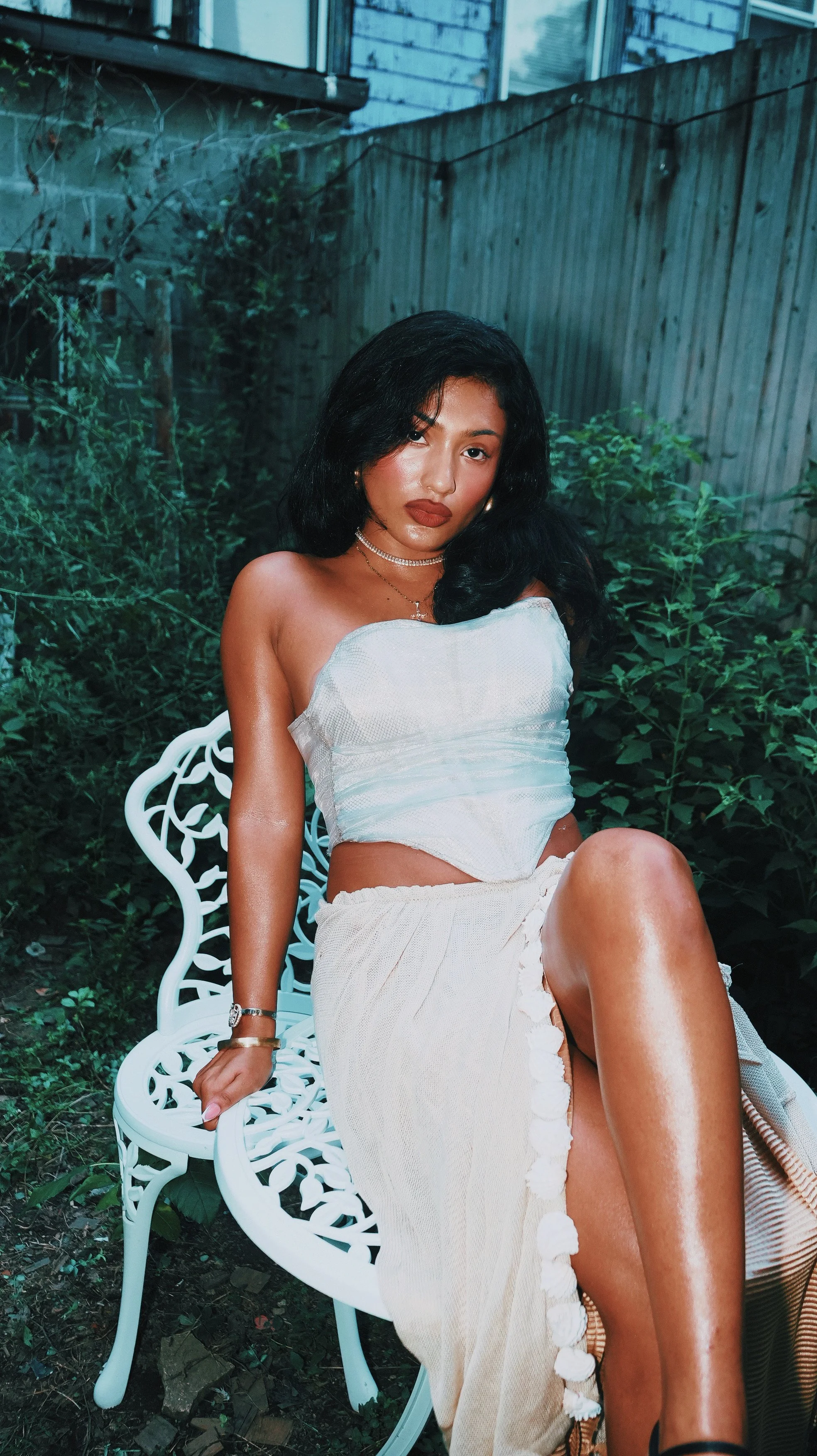 Alex and Daj at Rebel Fest 2025. Makeup by Samy Figaredo/Habibito NYC. Photo by Dennis Rosario.