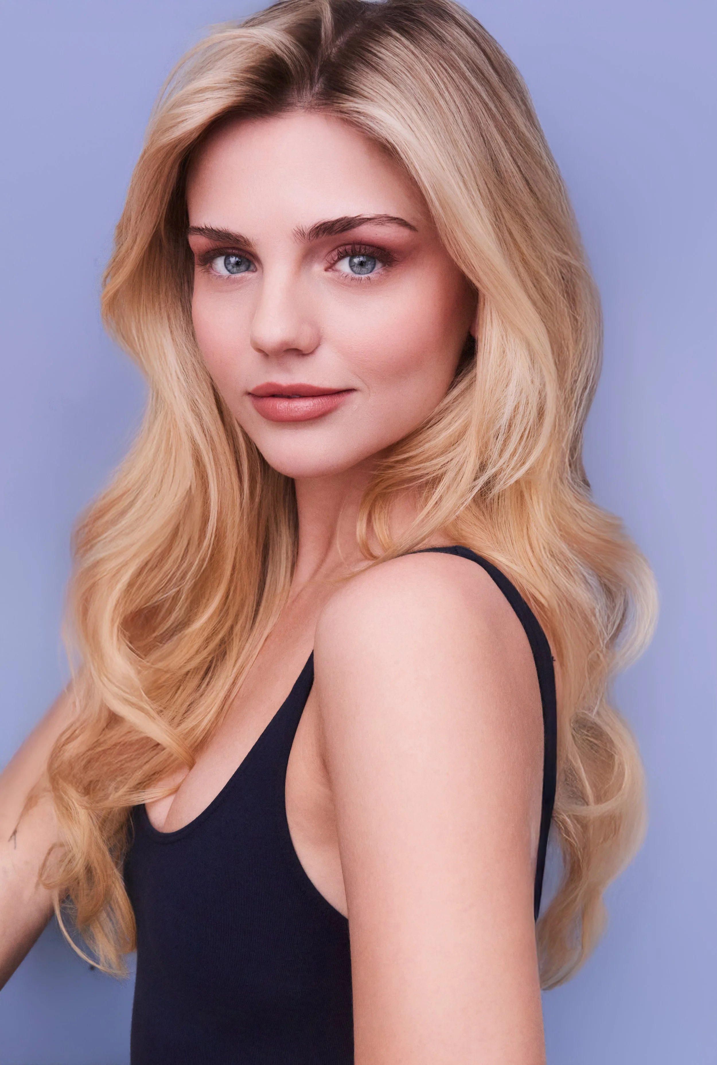 Maeve Touhey. Photography by Michael Kushner. Hair and Makeup by Samy Figaredo/Habibito NYC.