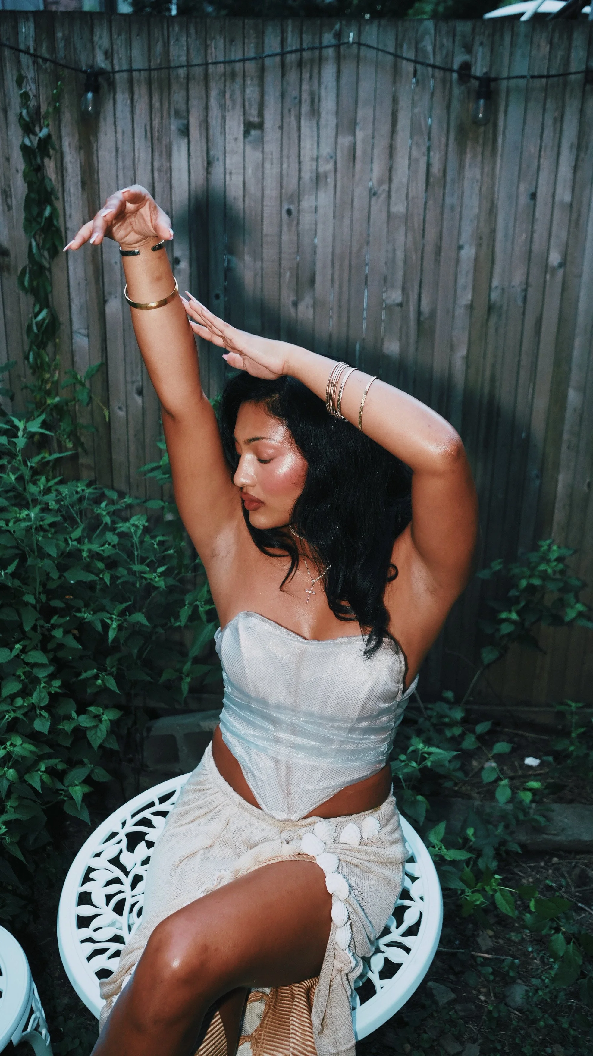 Alex and Daj at Rebel Fest 2025. Makeup by Samy Figaredo/Habibito NYC. Photo by Dennis Rosario.