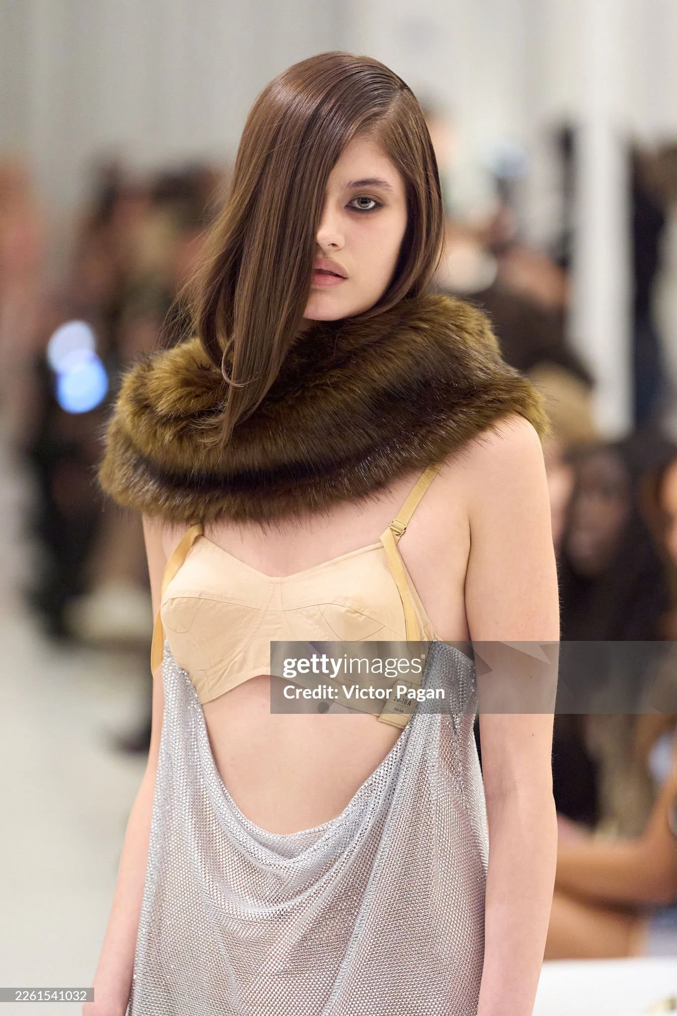 Designs conceived by key MUA Nana Hiramatsu. Look executed by Samy Figaredo/Habibito NYC. For Christian Cowan NYFW FW26. Photography by Victor Pagan.