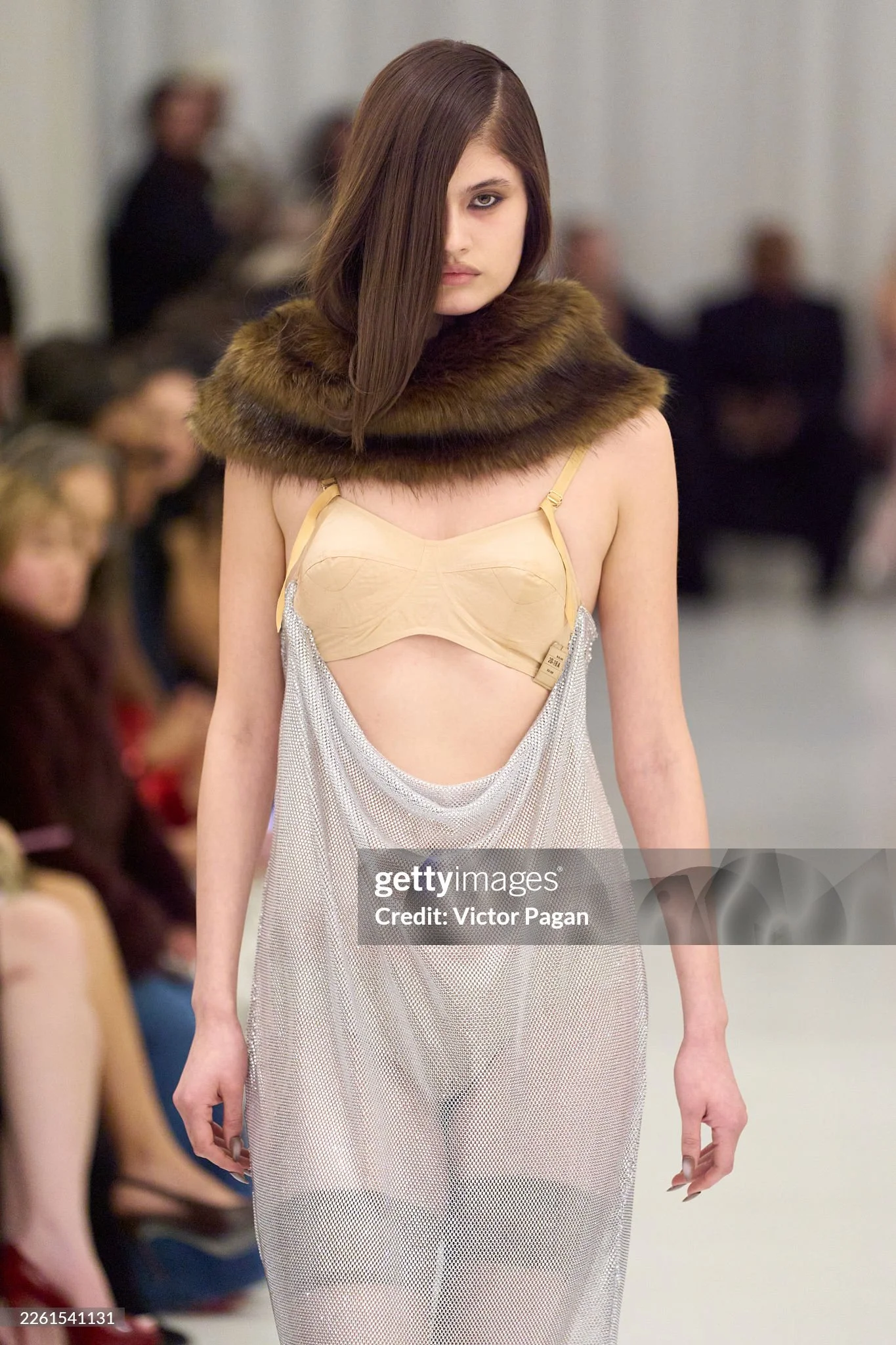 Designs conceived by key MUA Nana Hiramatsu. Look executed by Samy Figaredo/Habibito NYC. For Christian Cowan NYFW FW26. Photography by Victor Pagan.