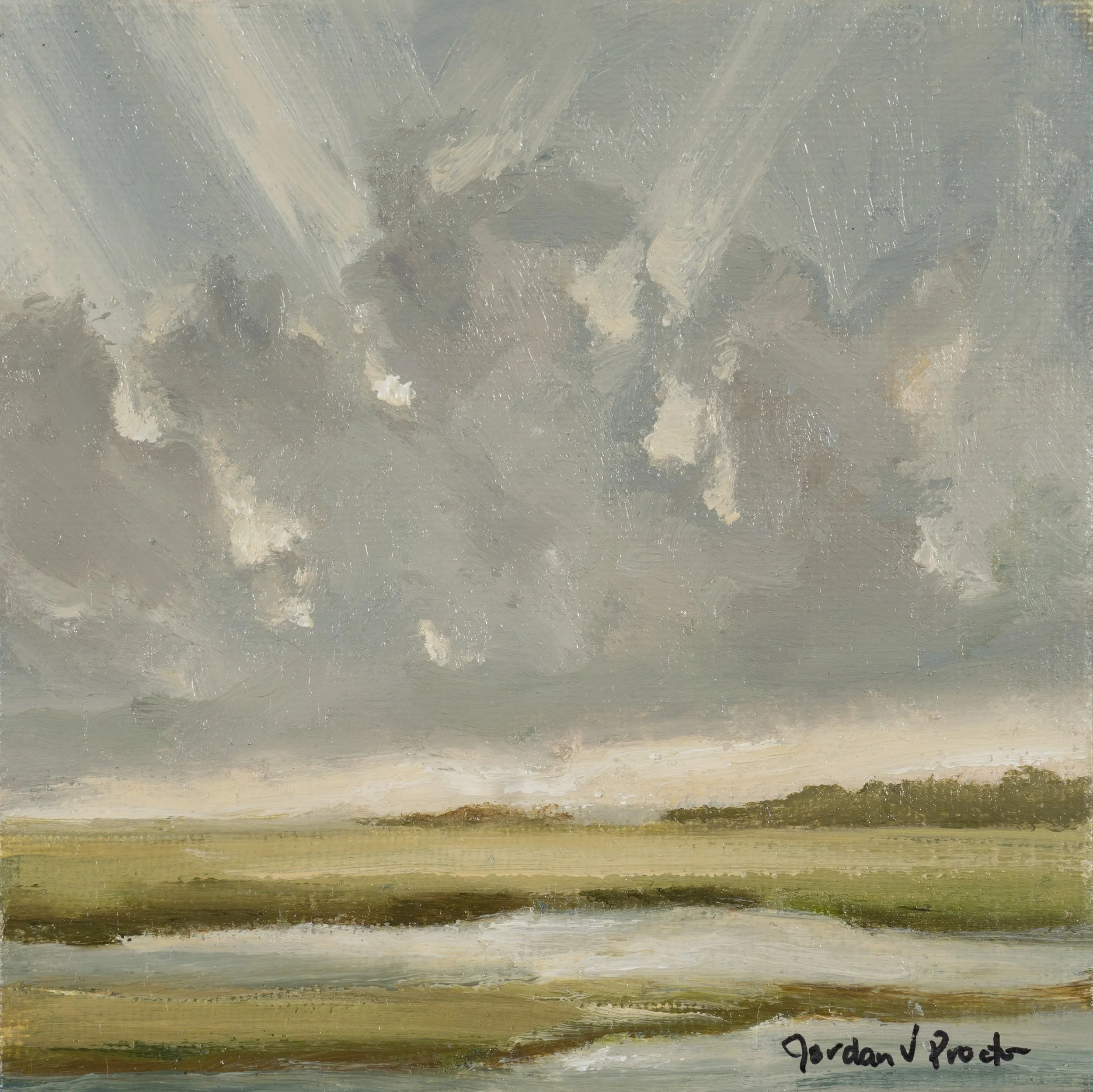 LIGHT BEHIND STORM