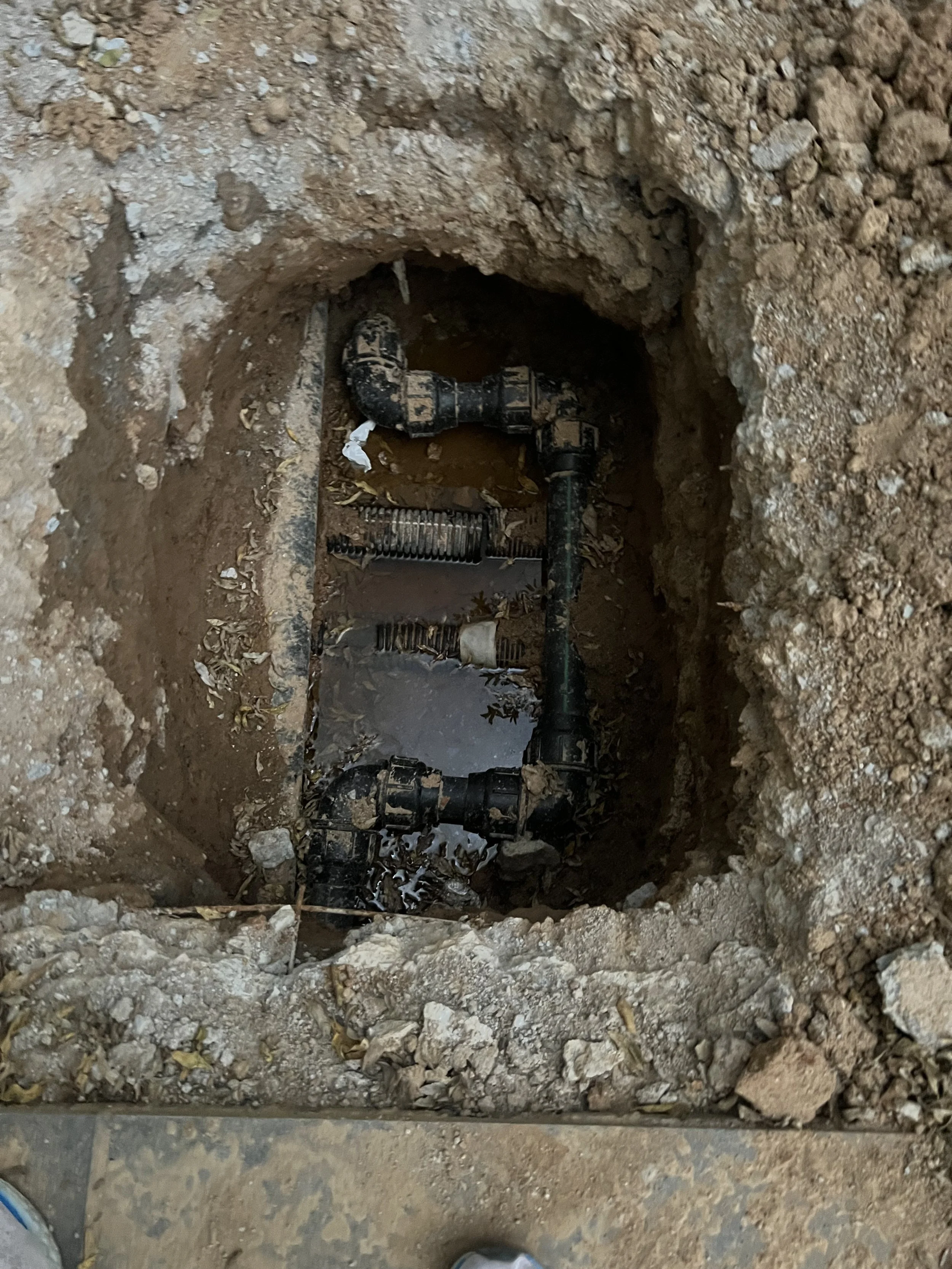 water leak found by TracePoint Tech Utility Locating and water leak detection specialist in Arizona