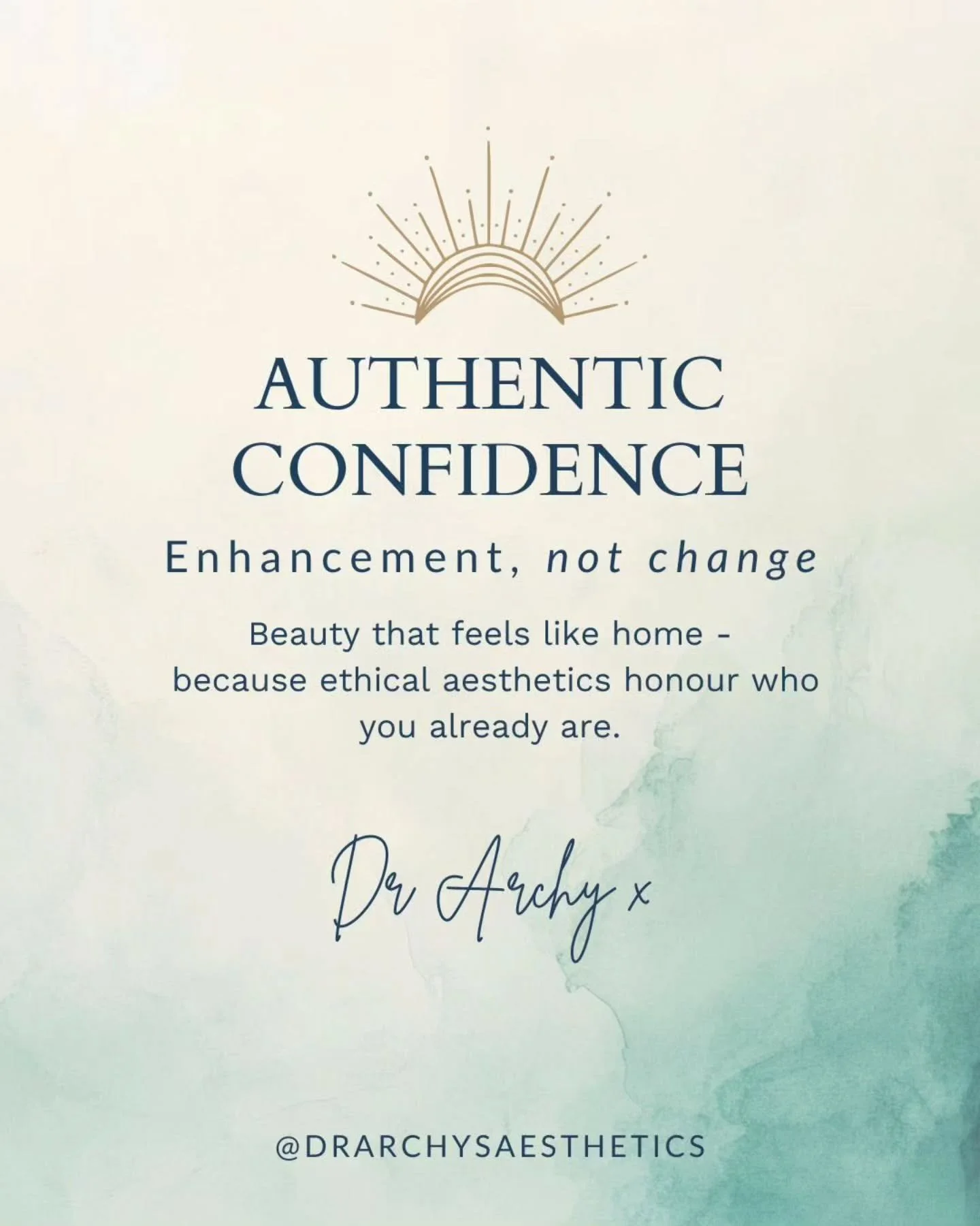 ✨ Authentic Confidence ✨

True beauty doesn&rsquo;t come from changing who you are - it comes from feeling comfortable in your own skin.

At Dr Archy Aesthetics, every treatment is guided by integrity, care, and subtlety - enhancing what&rsquo;s alre