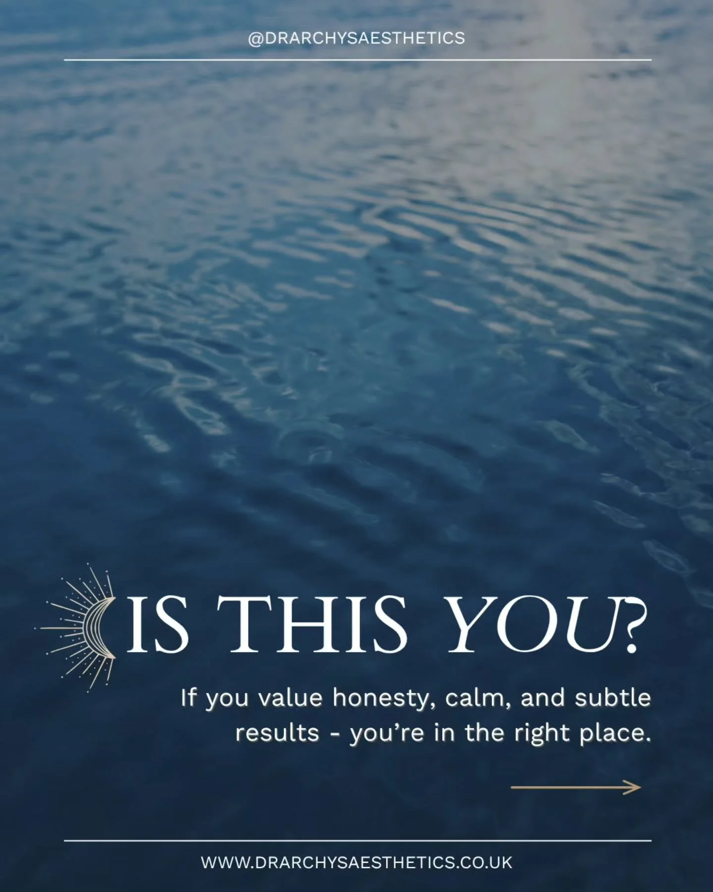 ✨ Ethical aesthetics isn&rsquo;t for everyone - and that&rsquo;s the point.

If you value honesty, calm, and subtle results&hellip; this space was created for you.

I work with people who care deeply - those who seek alignment, not perfection.
Client