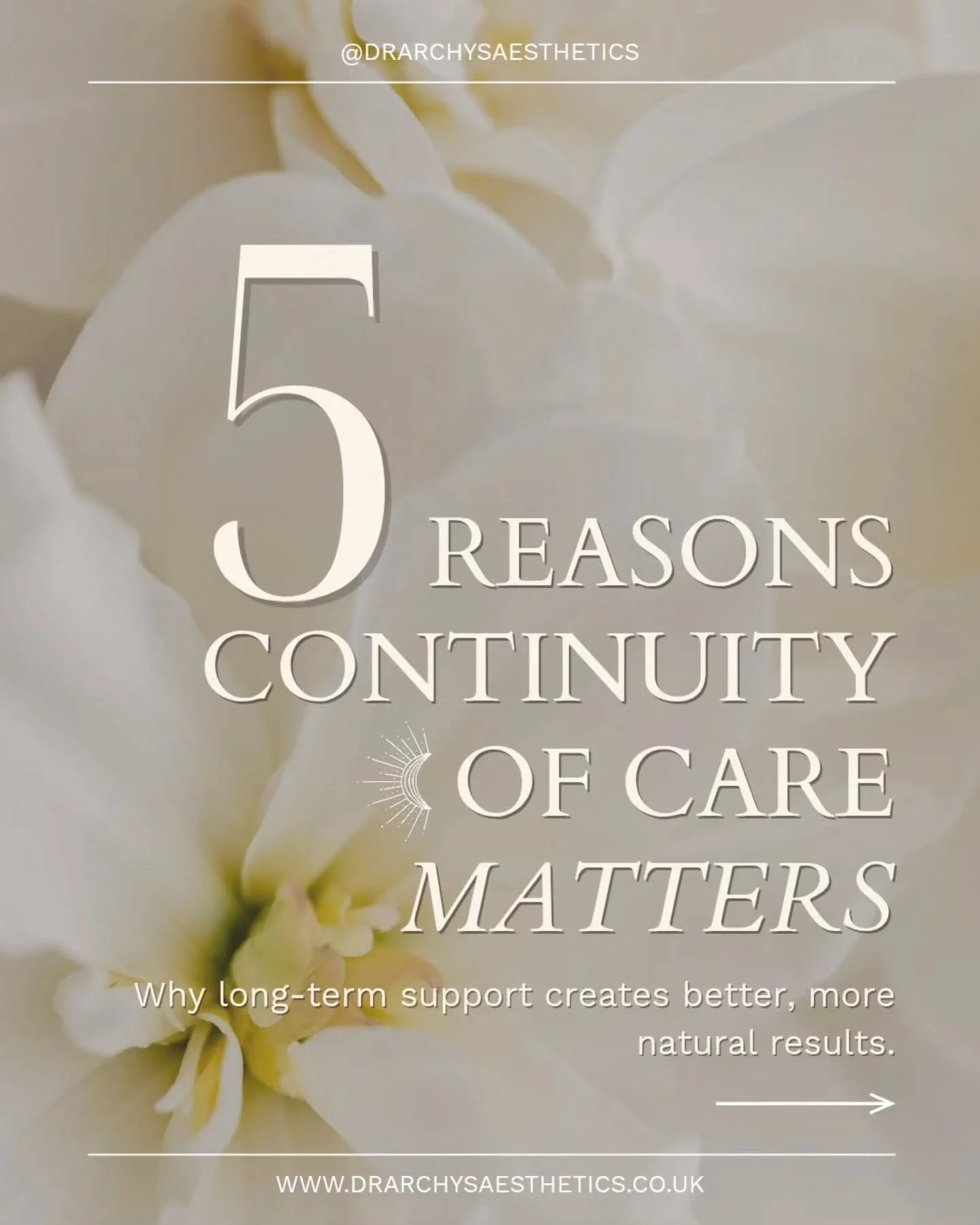 Healthy, natural aesthetic results don&rsquo;t come from one-off treatments &mdash; they come from continuity, trust and a long-term plan that supports your skin as it changes through the seasons, stress levels and hormones.

This carousel breaks dow