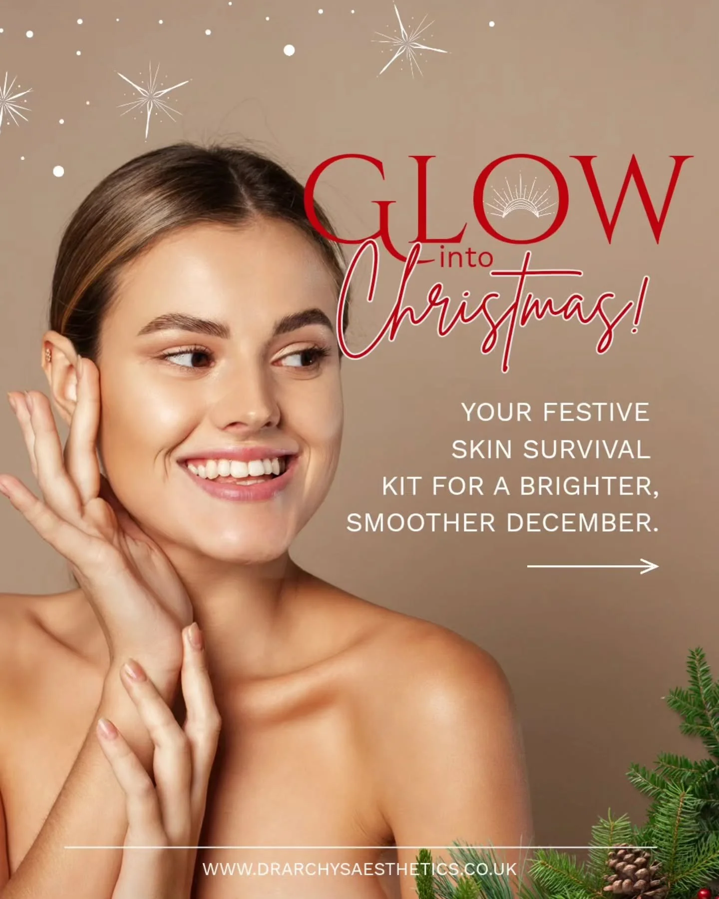 Cold weather, central heating and festive late nights can all leave the skin looking dull, dry and tired &mdash; but with the right support, your skin can glow all the way into Christmas.

This seasonal skin survival kit covers everything you need fo