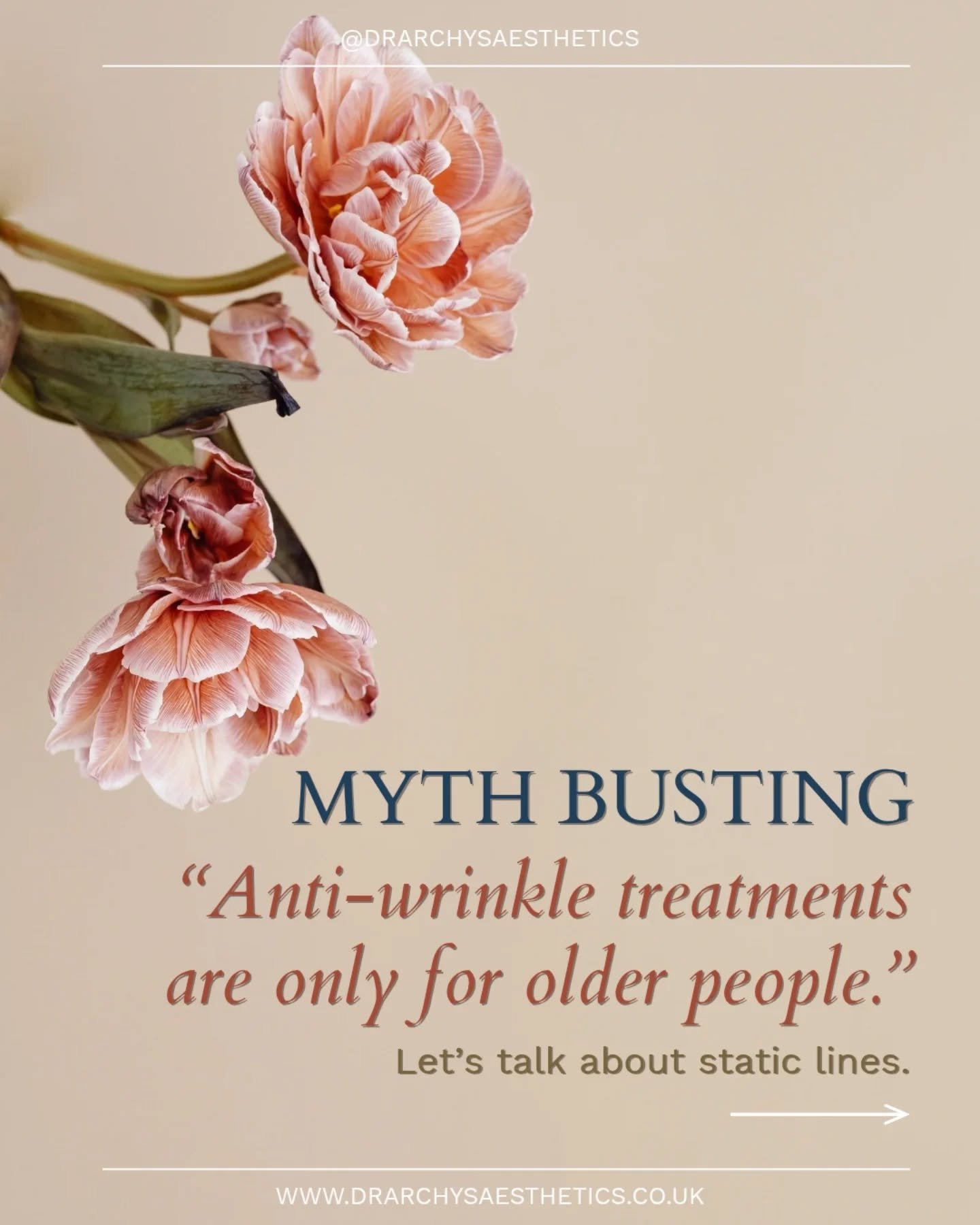 There&rsquo;s a common myth that anti-wrinkle treatments are only for people once wrinkles have already fully formed.

In reality, many patients choose to start treatment earlier to help soften repetitive muscle movement before dynamic lines become d