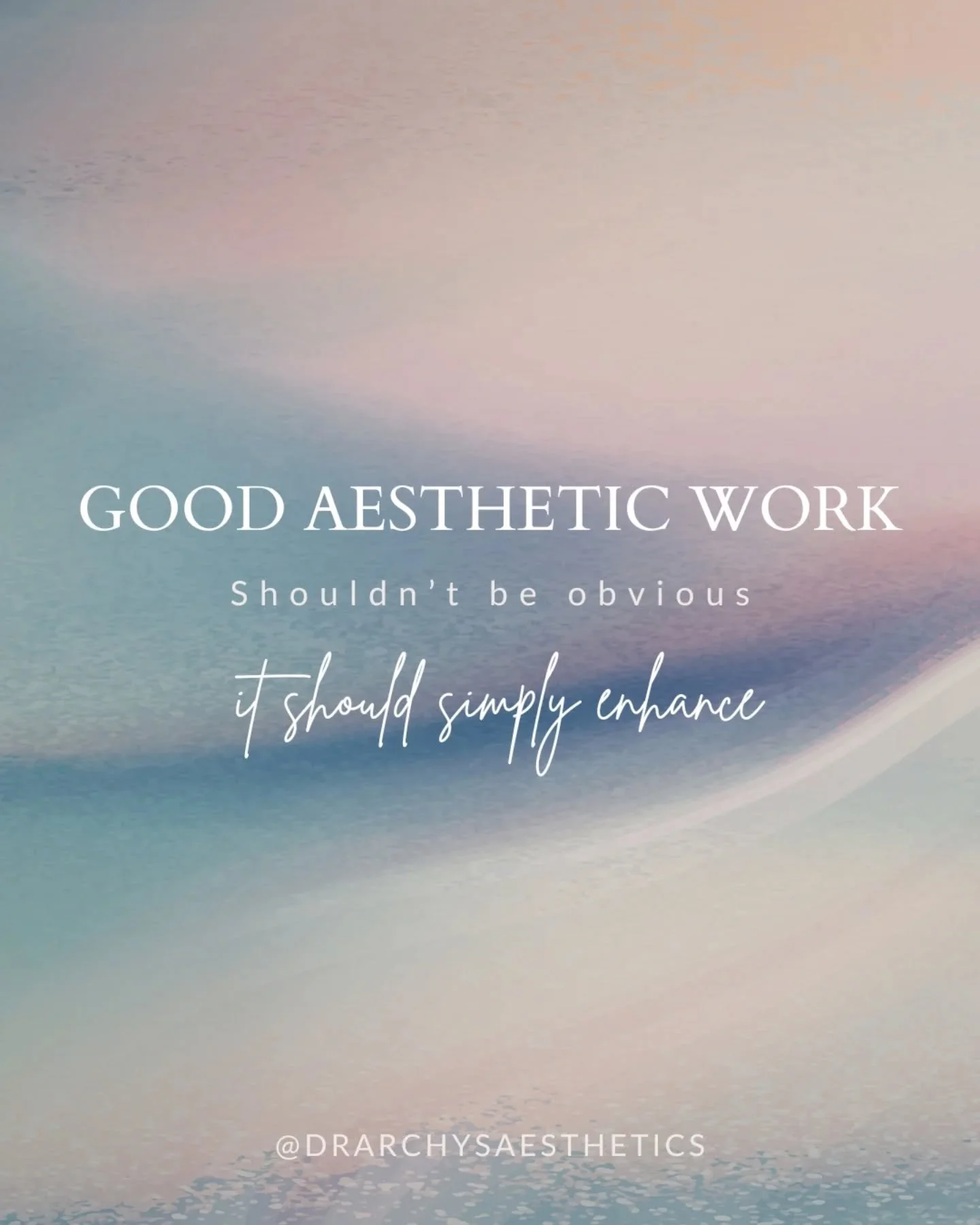 Most people don&rsquo;t want to look &ldquo;done&rdquo; &mdash; they just want to look fresher, more rested, more like themselves.
That&rsquo;s where good aesthetic work comes in.
It&rsquo;s not about changing your face.
It&rsquo;s about refining, ba