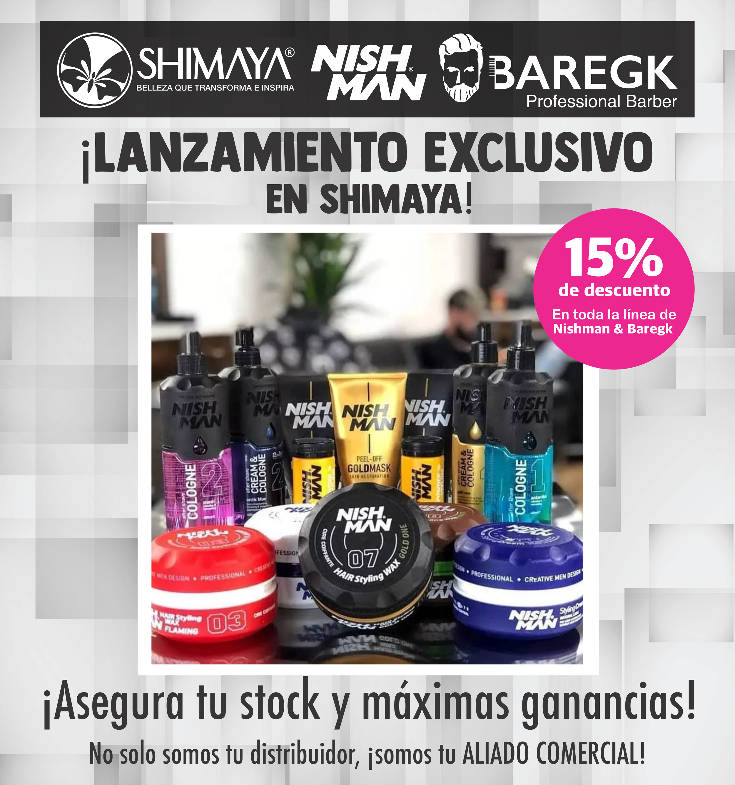El nuevo estándar del Grooming: Nishman y Baregk aterrizan en Shimaya
