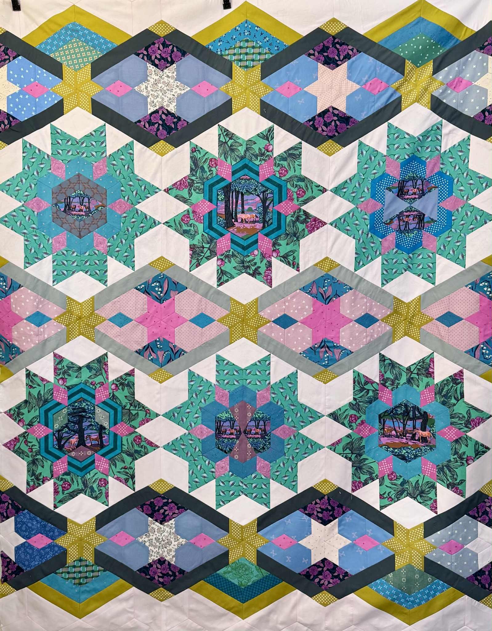 Exuberance Quilt Template set