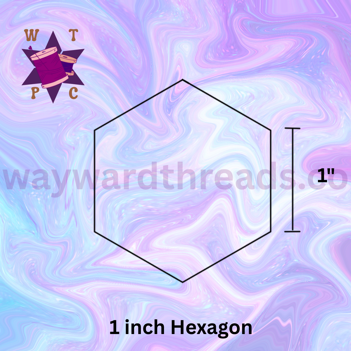 1in Hexagon English Paper Piecing papers