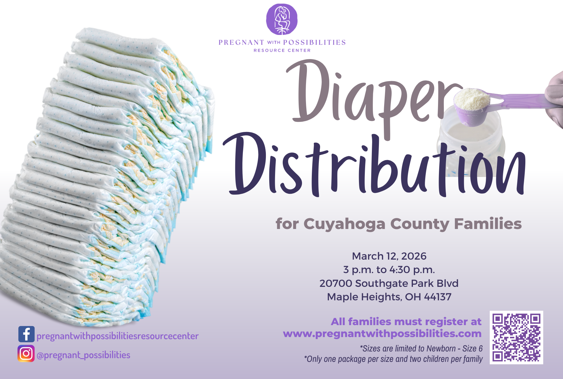 March Diaper Distribution  