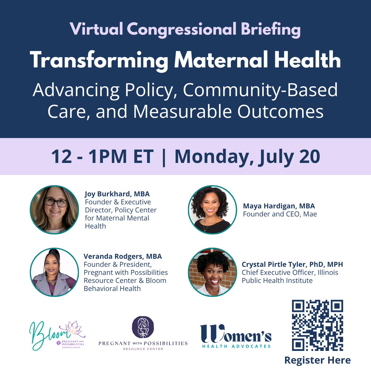 National Congressional Briefing on Advancing Maternal Health