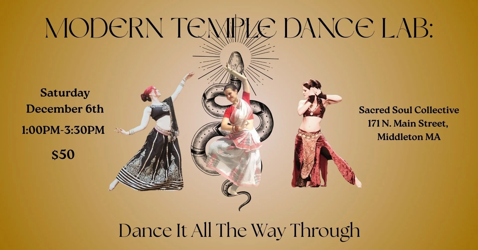 Modern Temple Dance Monthly Lab: Dance It All The Way Through