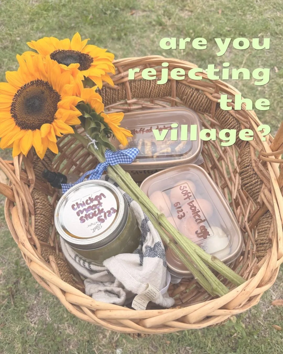 you want the village. so serve it. 

comment if you want to learn more about how the connection root can support you.