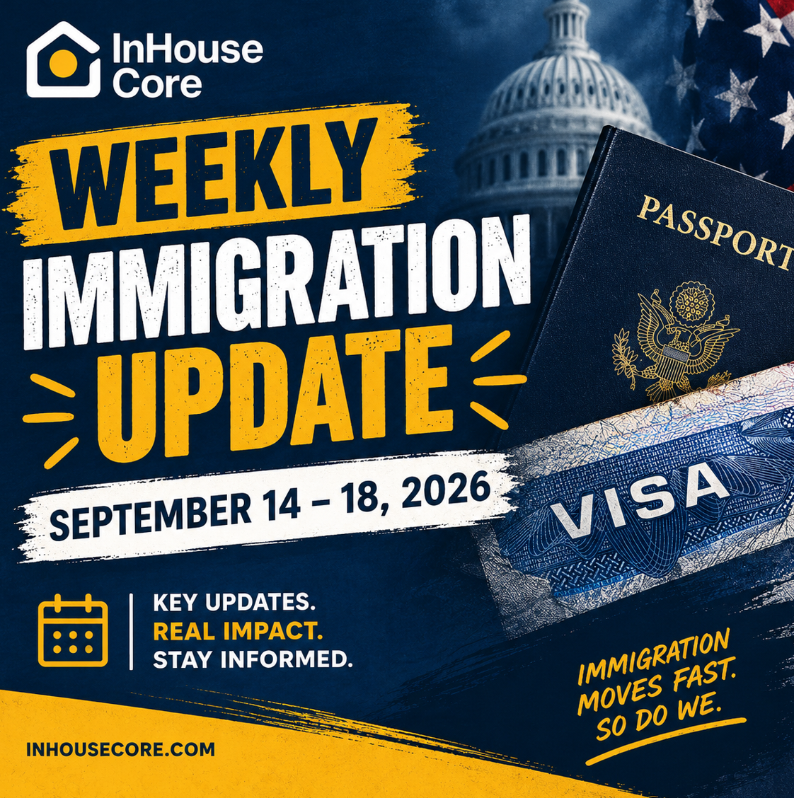 This Week in U.S. Immigration: What Actually Changed (September 14–18, 2026)