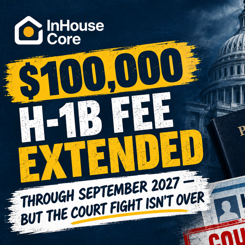 The $100K H-1B Fee Was Supposed to Expire This Weekend… It Didn't.