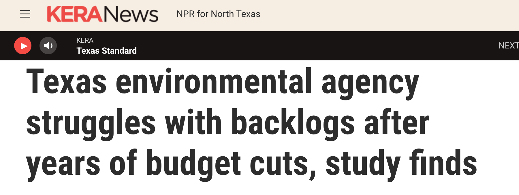 TCEQ Struggles with backlog and reduced budget