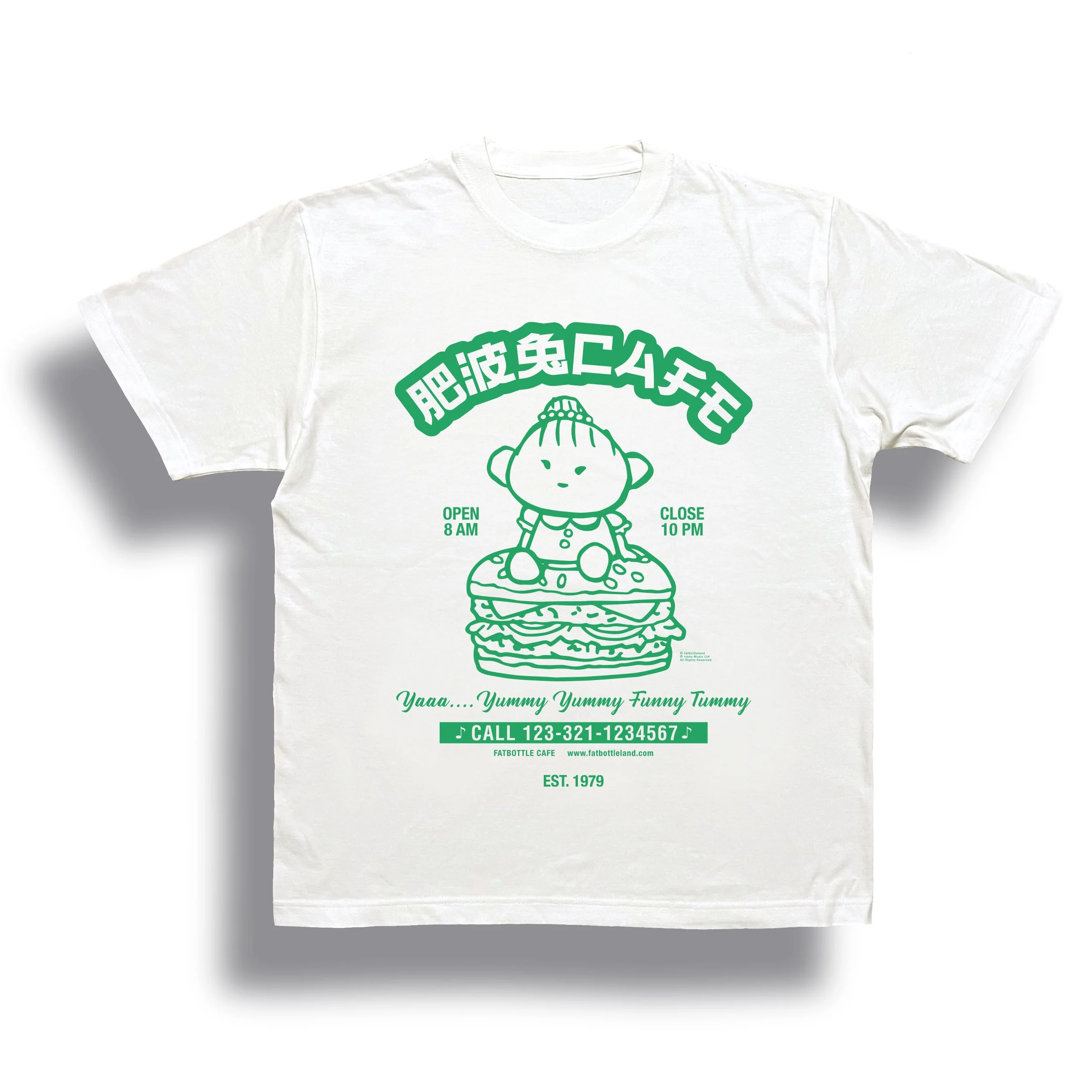 Yummy Tee - White/ Green