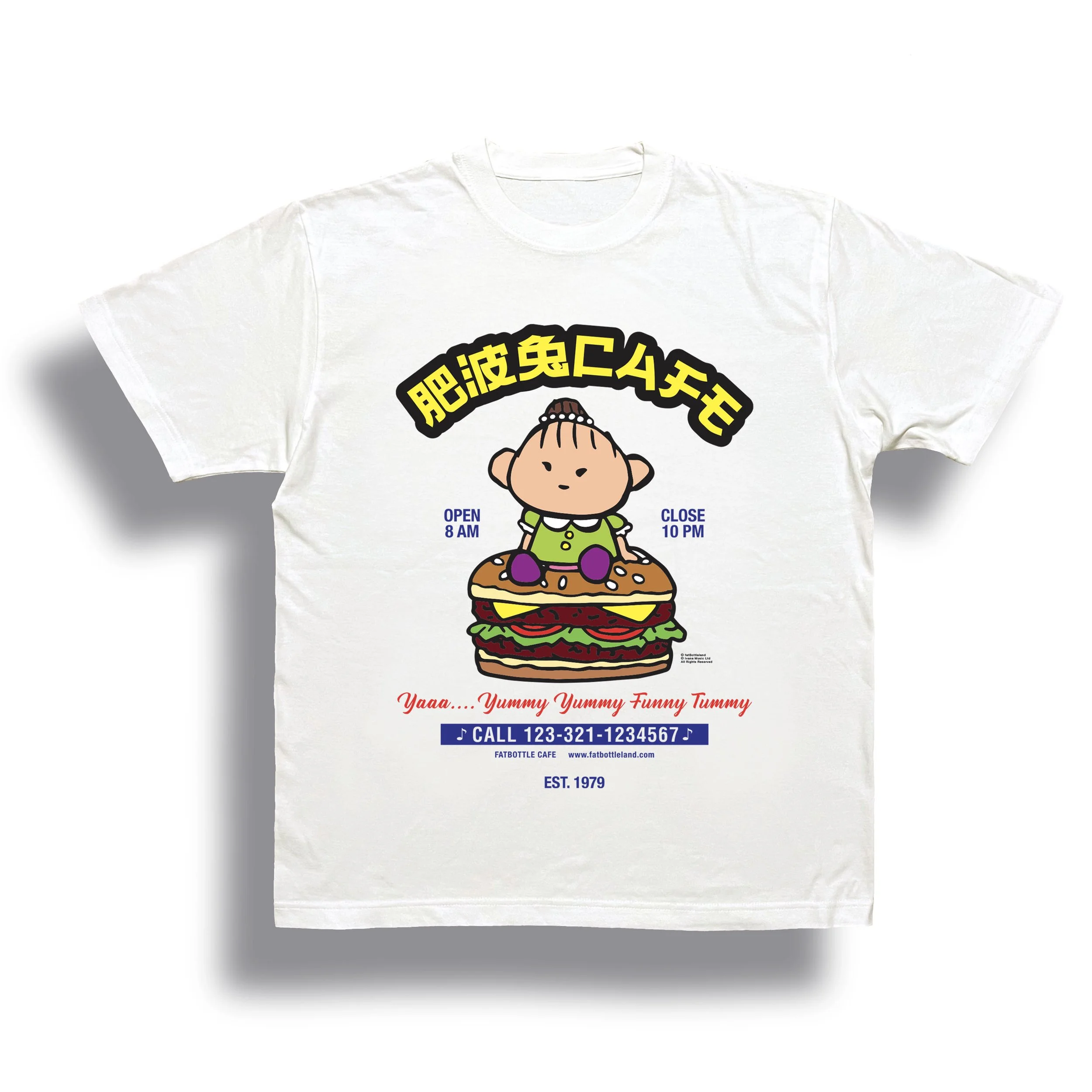 Yummy Tee - White/ Colors