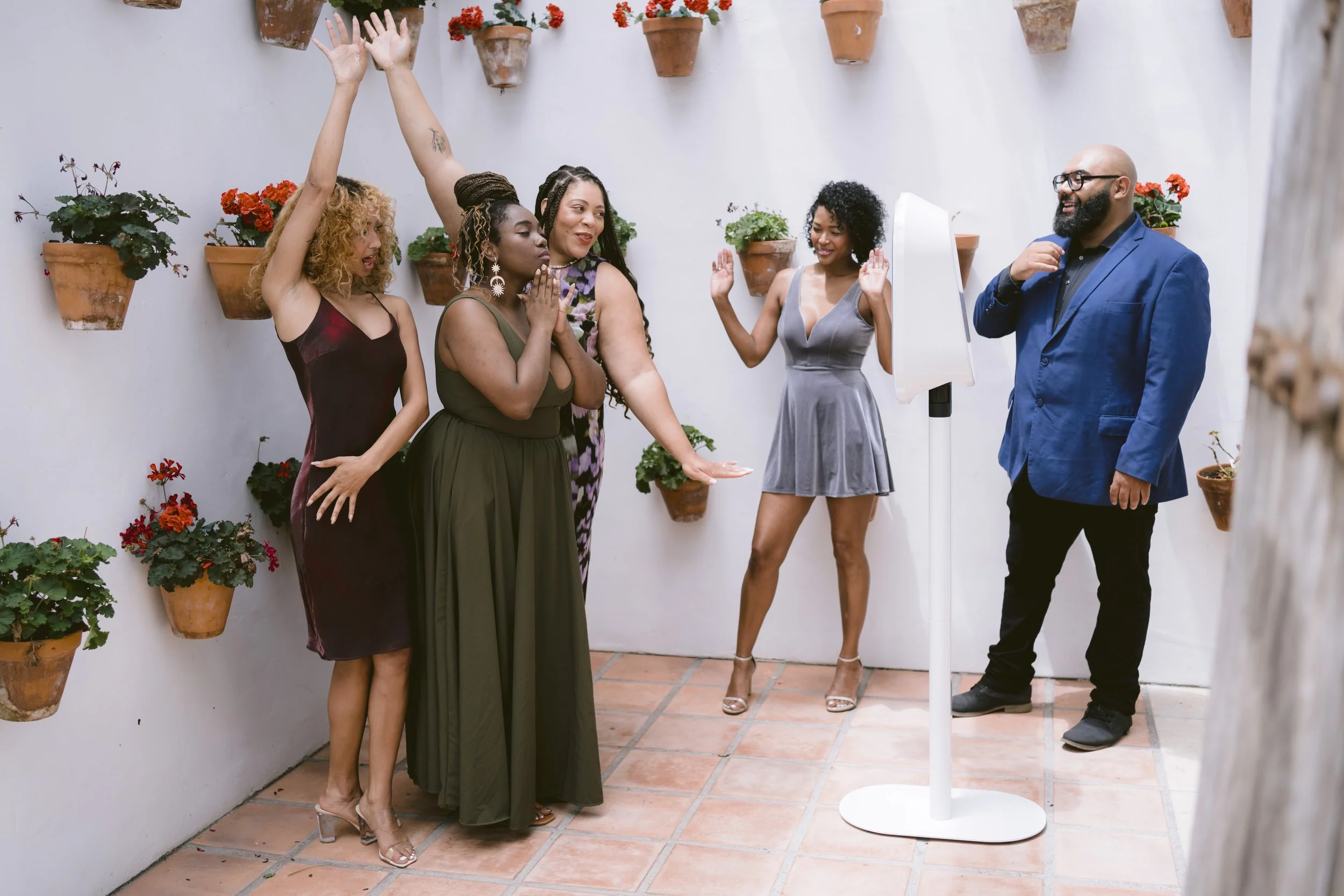 Fernandina Beach Amelia Island 360 Photo Booth Bride and Groom Wedding Party Reception Photo Booth Rental Memories