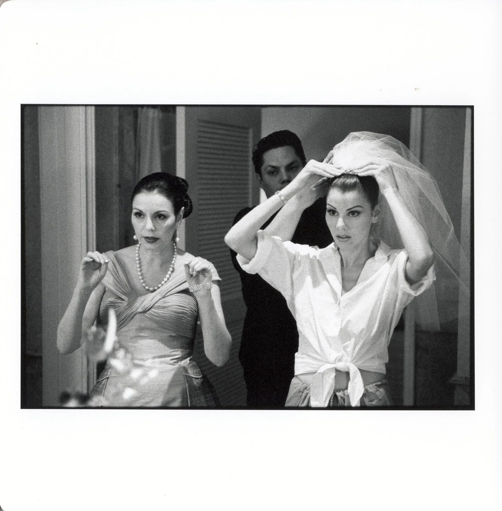 27 years ago today we said I do &hellip; I still do - today and always ❤️💍🍾

📸:
1. Last minute veil adjustments with my mom and Kim ( Btw I am wearing Terry&rsquo;s hospital, scrub bottoms here !! 🤣) 

2. &ldquo;First looks&rdquo; but we just wan