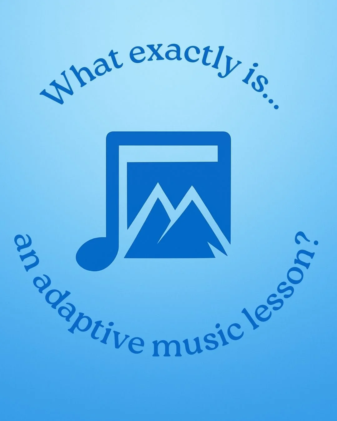 Adaptive music lessons meet each student exactly where they are. 💛

These lessons are flexible, strengths-based, and tailored to individual learning styles, abilities, and goals. Whether adapting instruments, pacing, notation, or teaching approach, 